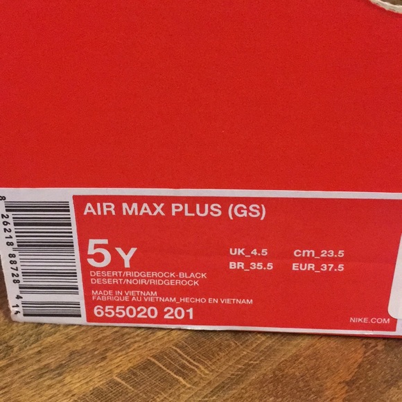 nike air max plus desert ridgerock